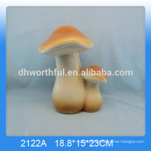 Wholesale decorative ceramic mushroom craft,ceramic mushrooms garden ornaments